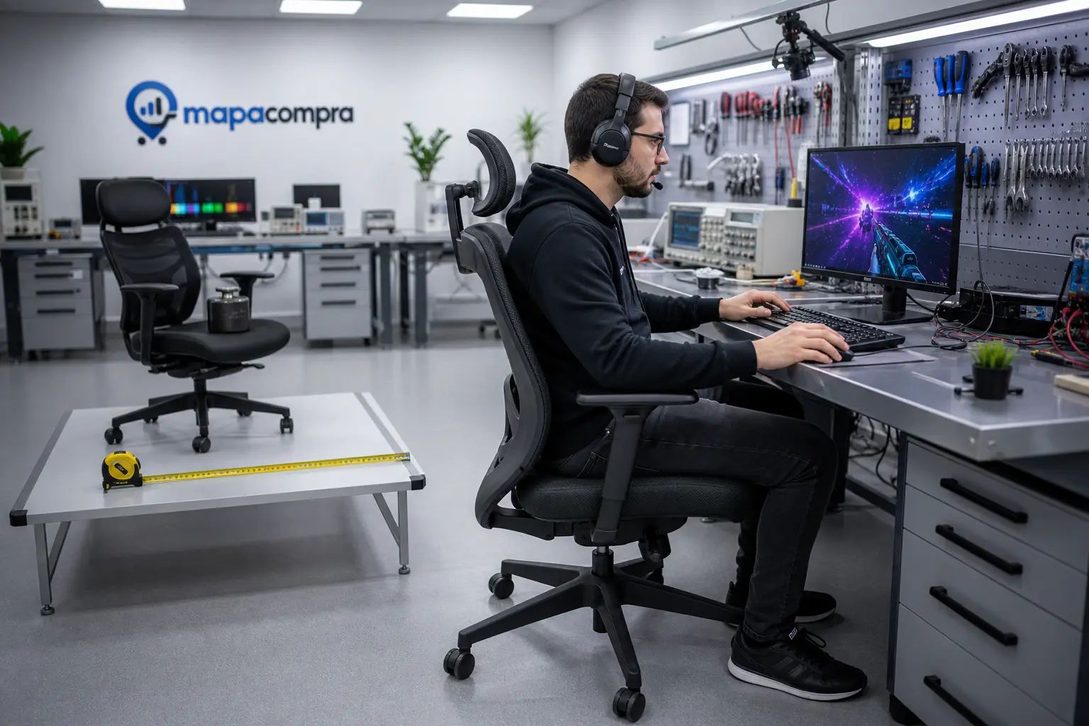 T-LOVENDO.ES Silla Gamer Gaming Profesional en un uso cotidiano típico – Imagen ilustrativa (generada por IA)