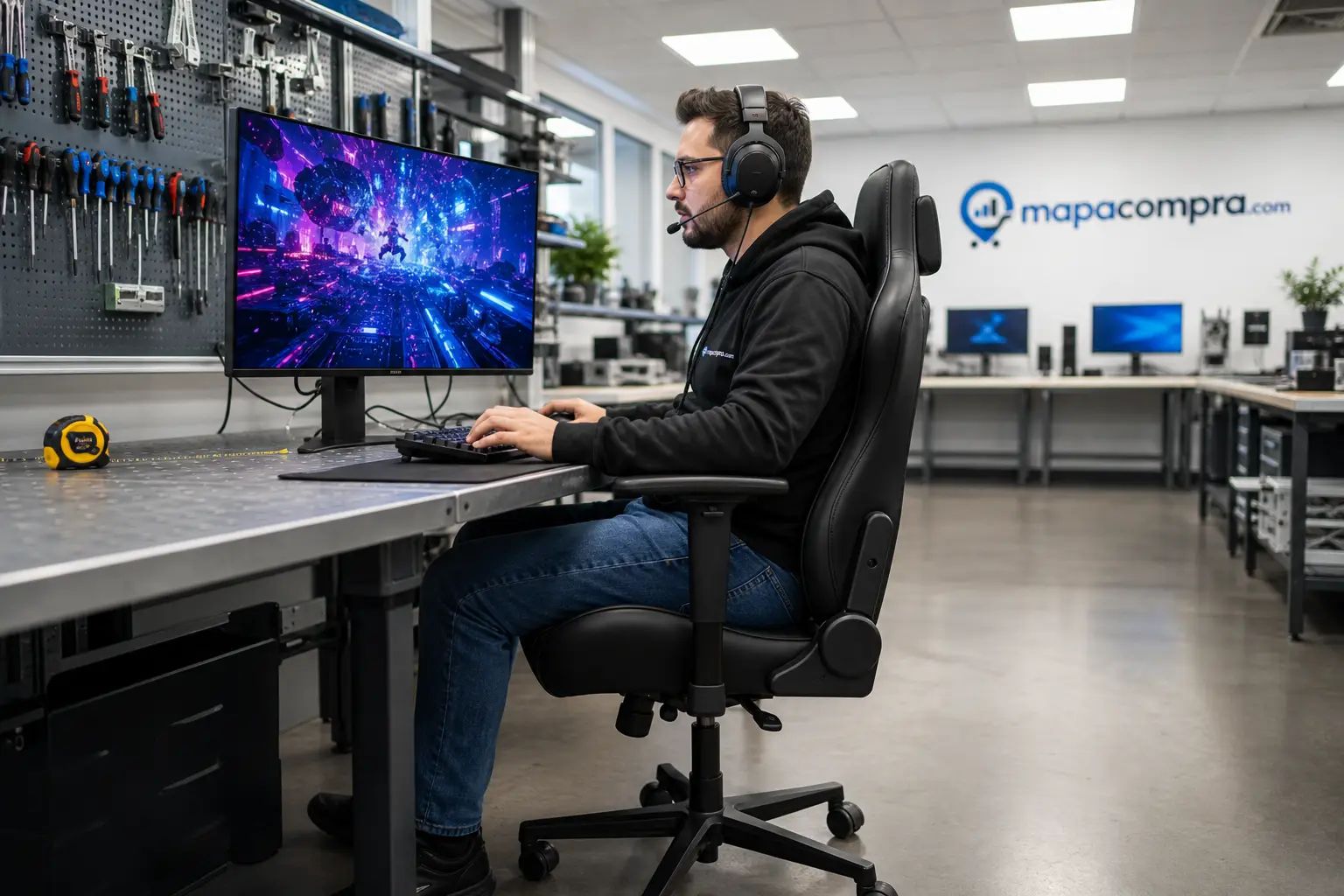 Silla de Gaming Silla en un uso cotidiano típico – Imagen ilustrativa (generada por IA)