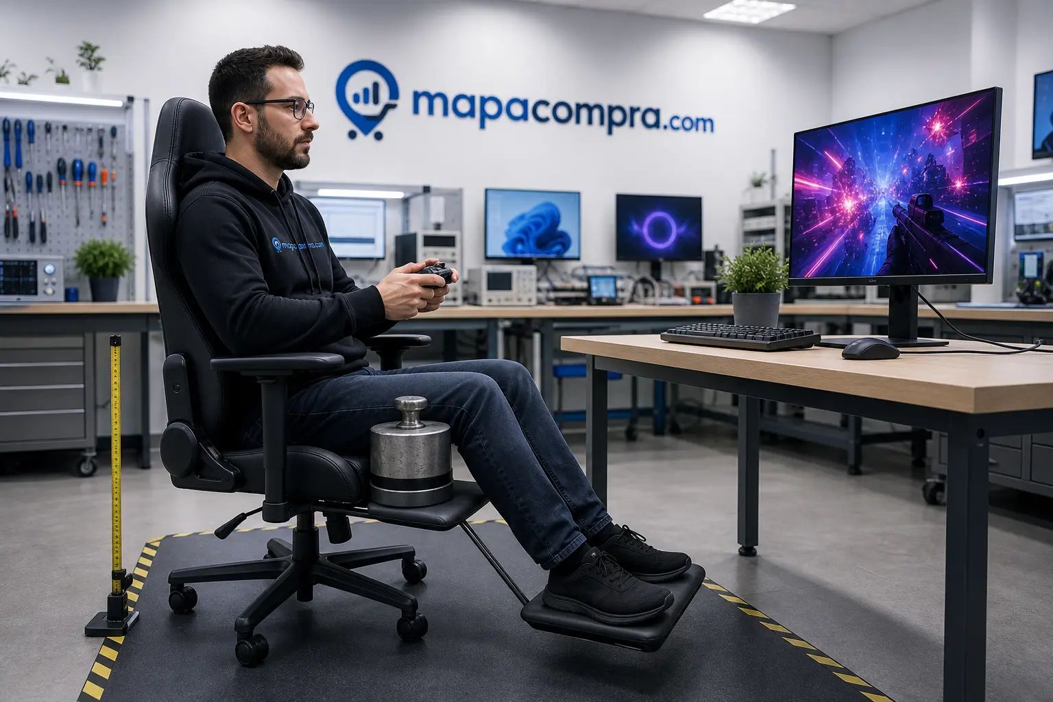 GTPLAYER Silla de Gaming en un uso cotidiano típico – Imagen ilustrativa (generada por IA)